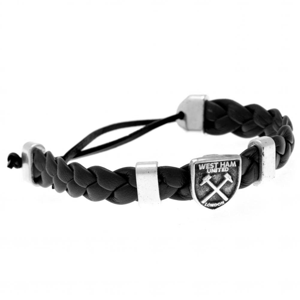 Official West Ham United FC PU Slider Bracelet