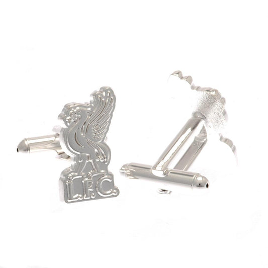 Official Liverpool FC Silver Plated Formed Liverbird Cufflinks