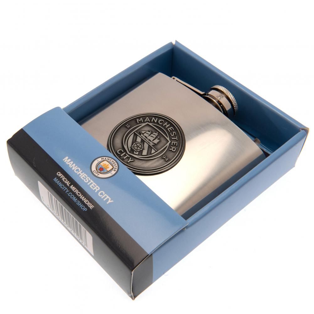 Official Manchester City FC Hip Flask