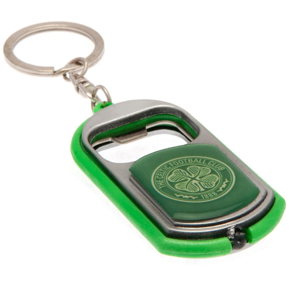 Official Celtic FC Keyring Torch Bottle Opener