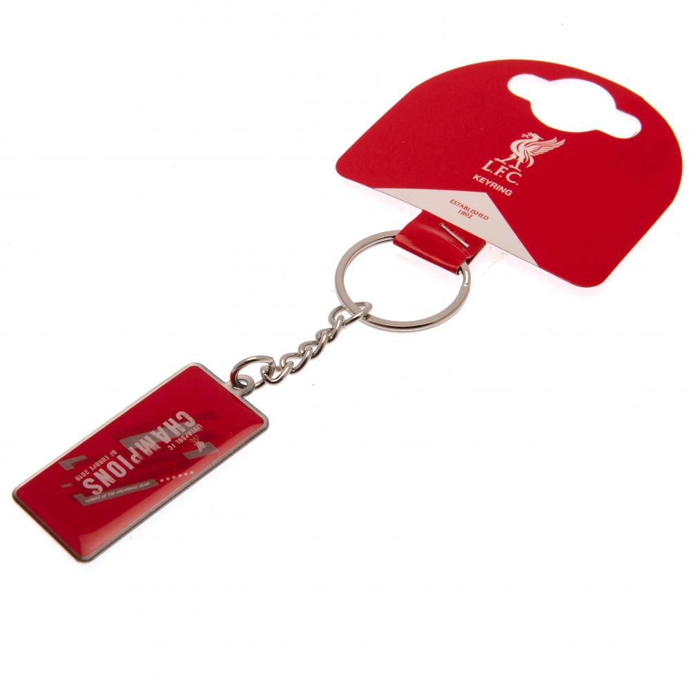 Official Liverpool FC Champions Of Europe Keychain