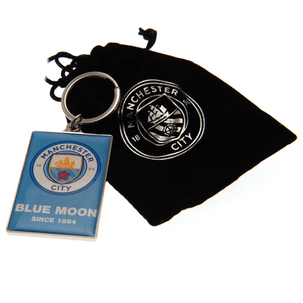 Official Manchester City FC Deluxe Keyring