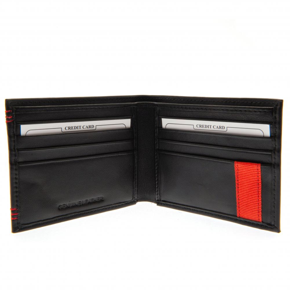 Official Liverpool FC Leather Stitched Wallet