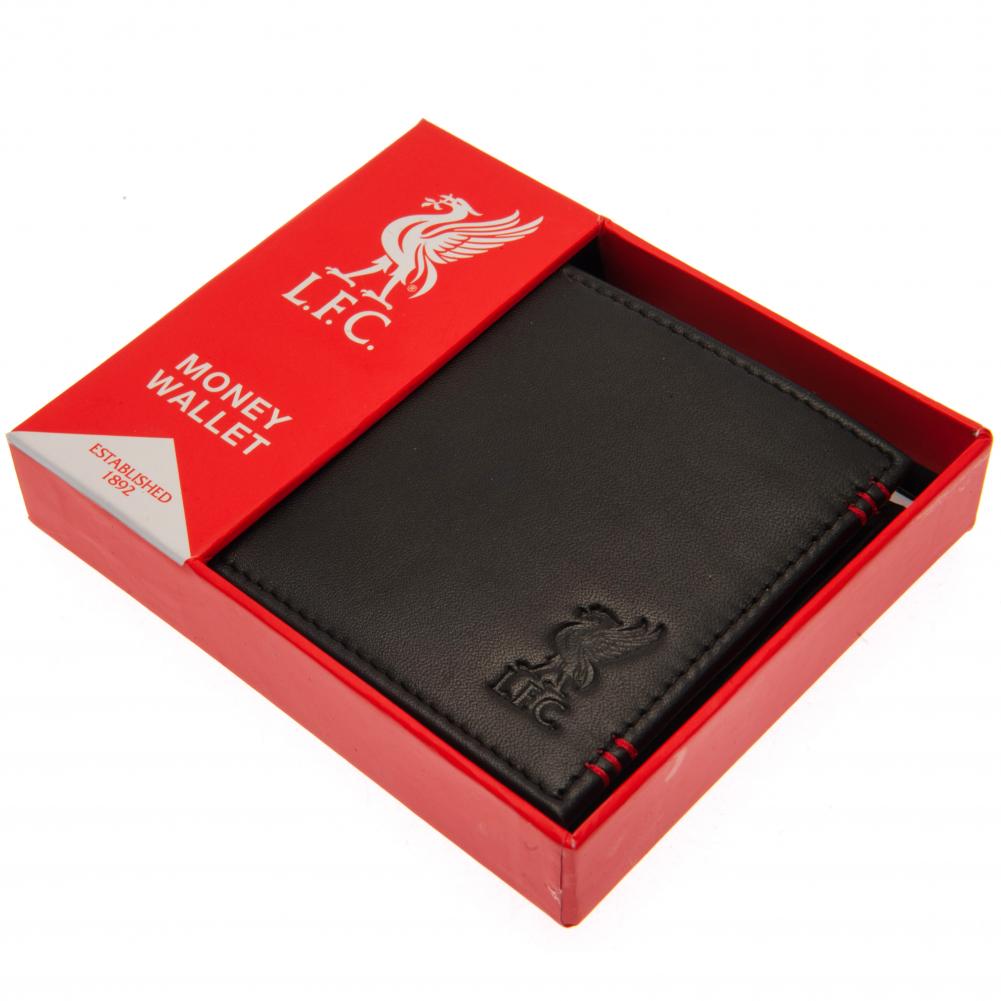 Official Liverpool FC Leather Stitched Wallet