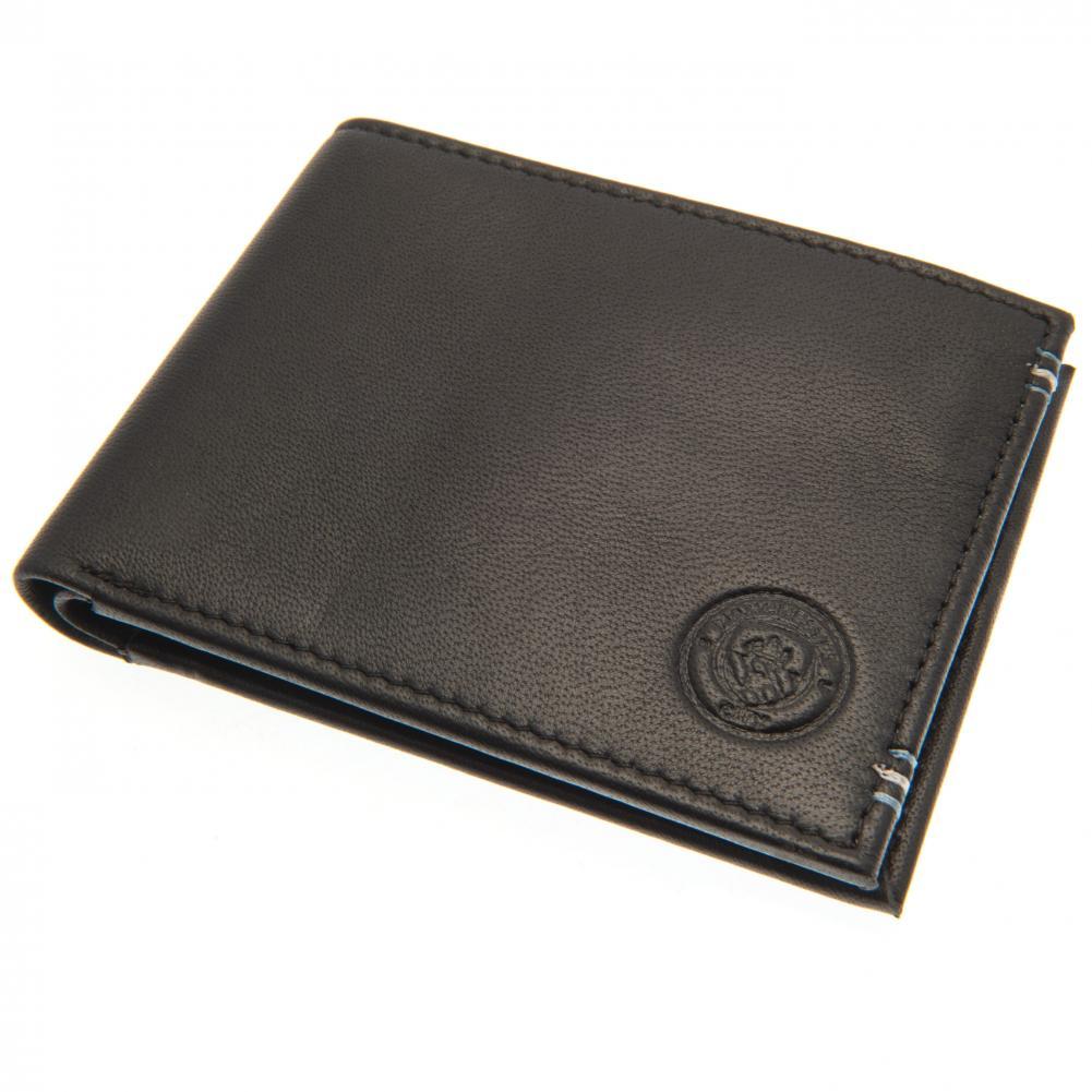 Official Manchester City FC Leather Stitched Wallet