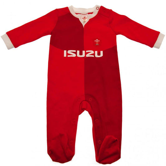 Official Wales RU Sleepsuit 9/12 mths QT