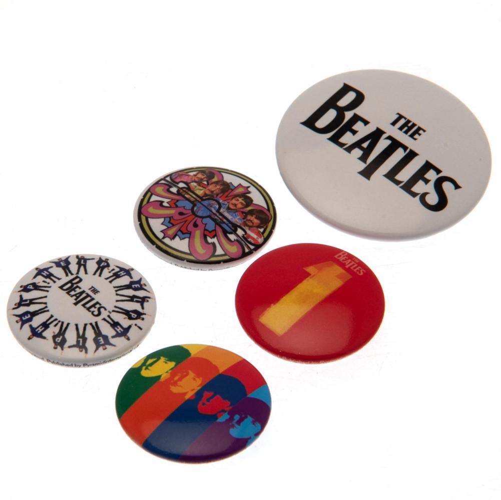 Official The Beatles 1 Album Button Badge Set