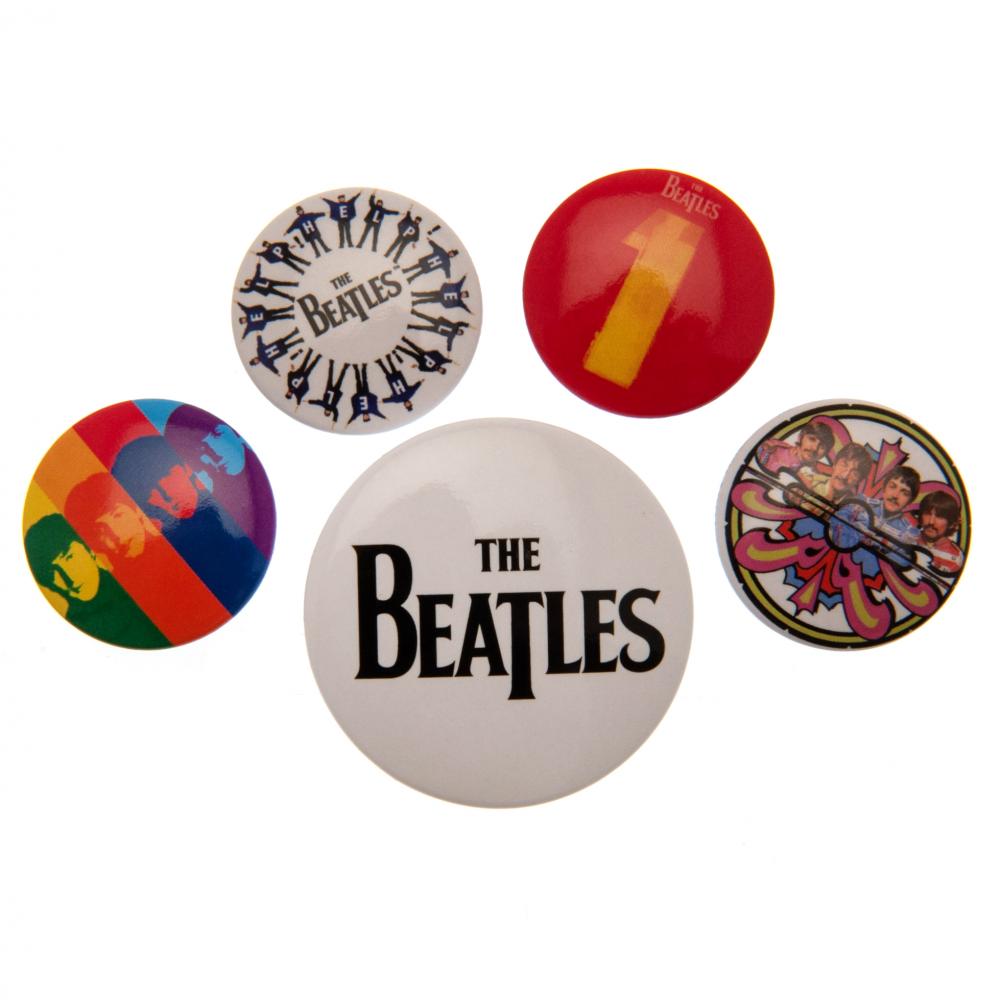 Official The Beatles 1 Album Button Badge Set