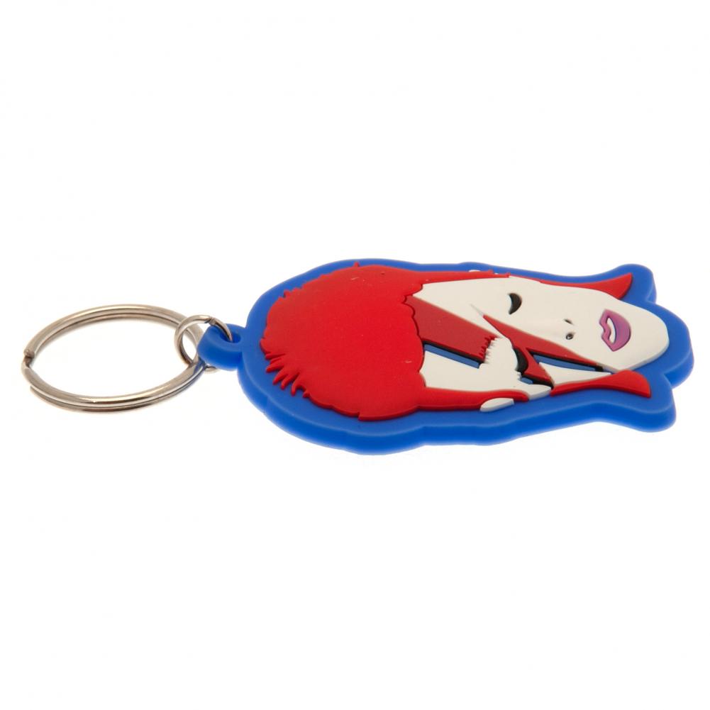 Official David Bowie PVC Keyring