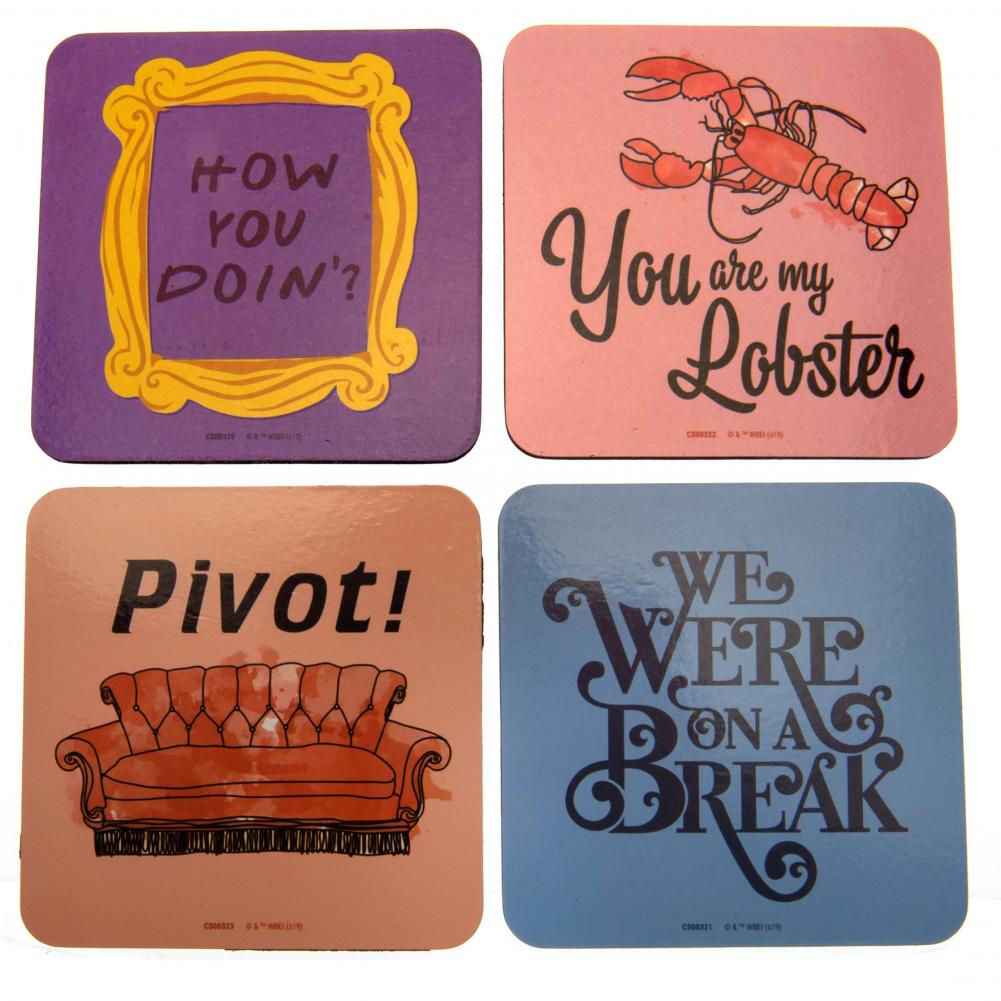 Official Friends Coaster Set Lobster