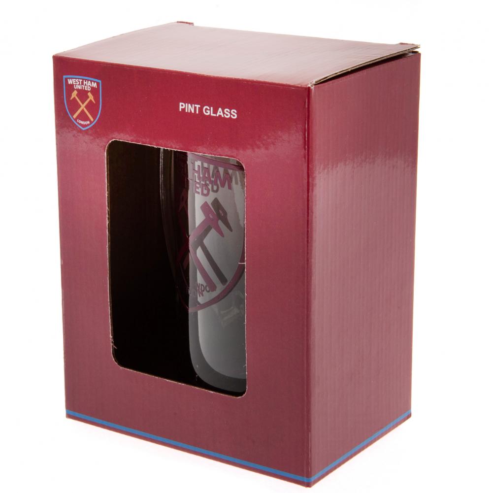 Official West Ham United FC Stein Glass Tankard