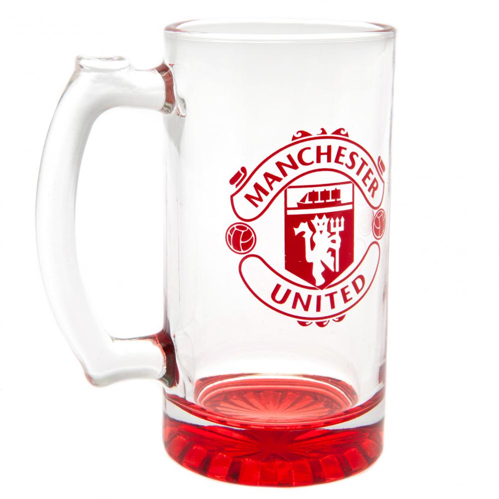 Official Manchester United FC Stein Glass Tankard