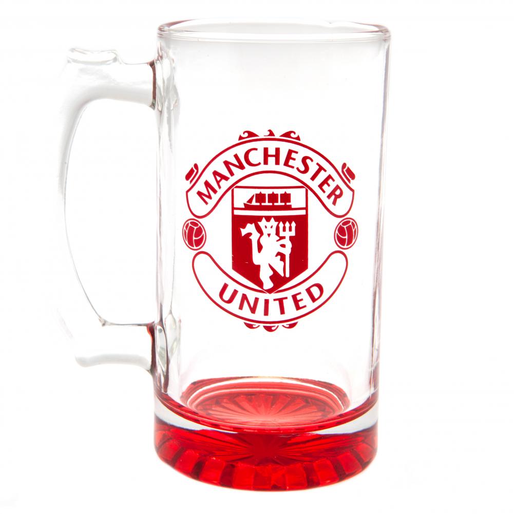 Official Manchester United FC Stein Glass Tankard