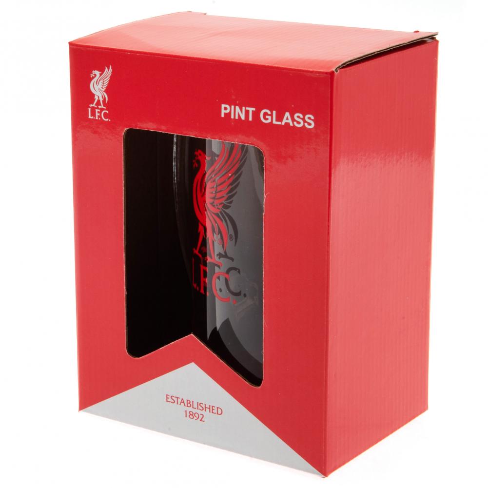 Official Liverpool FC Stein Glass Tankard