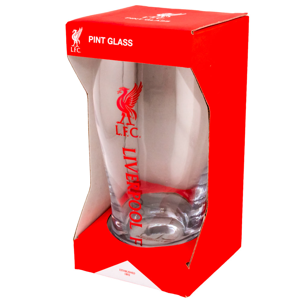 Official Liverpool FC Tulip Pint Glass