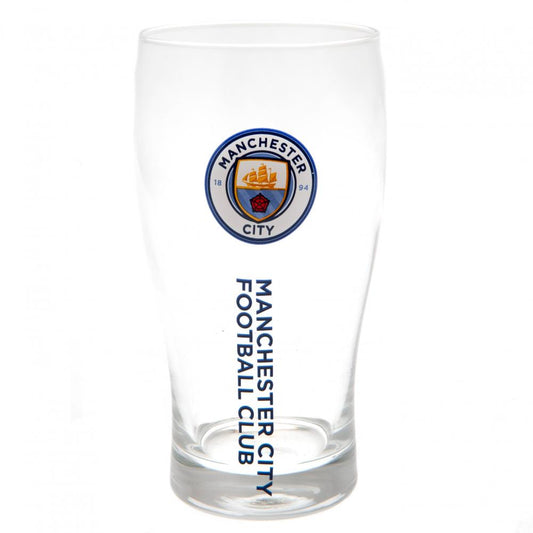 Official Manchester City FC Tulip Pint Glass