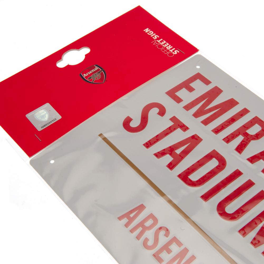 Official Arsenal FC White Street Sign