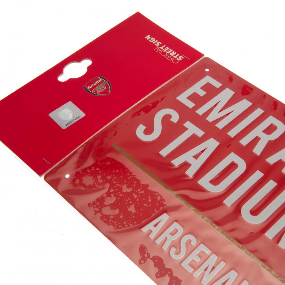 Official Arsenal FC Colour Street Sign