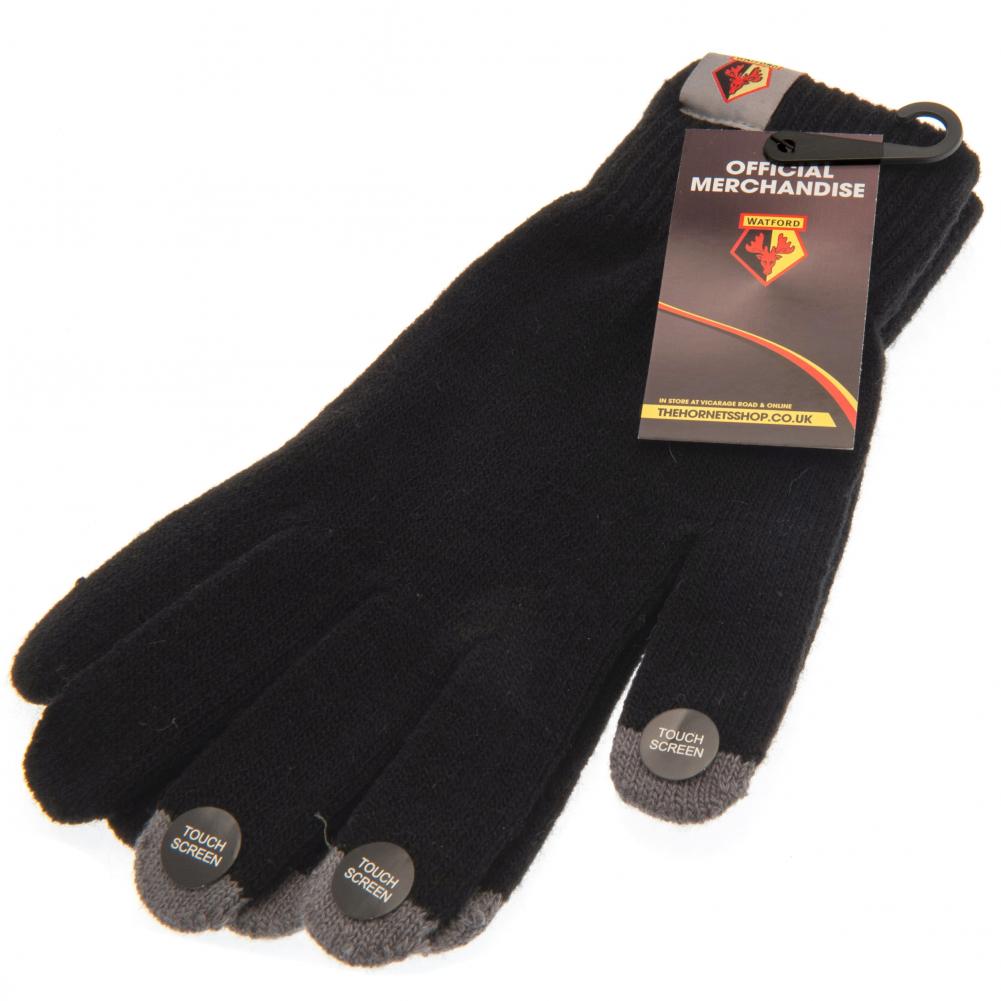 Official Watford FC Knitted Gloves Adults