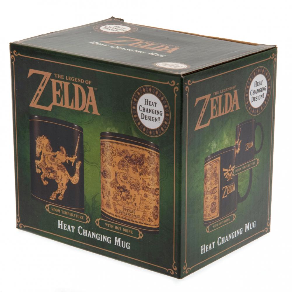 Official The Legend Of Zelda Heat Changing Mug Map