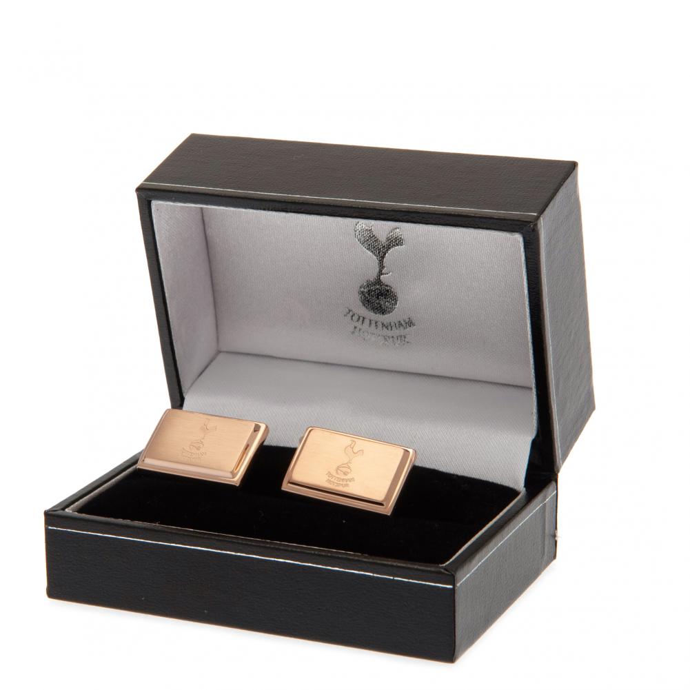 Official Tottenham Hotspur FC Rose Gold Plated Cufflinks