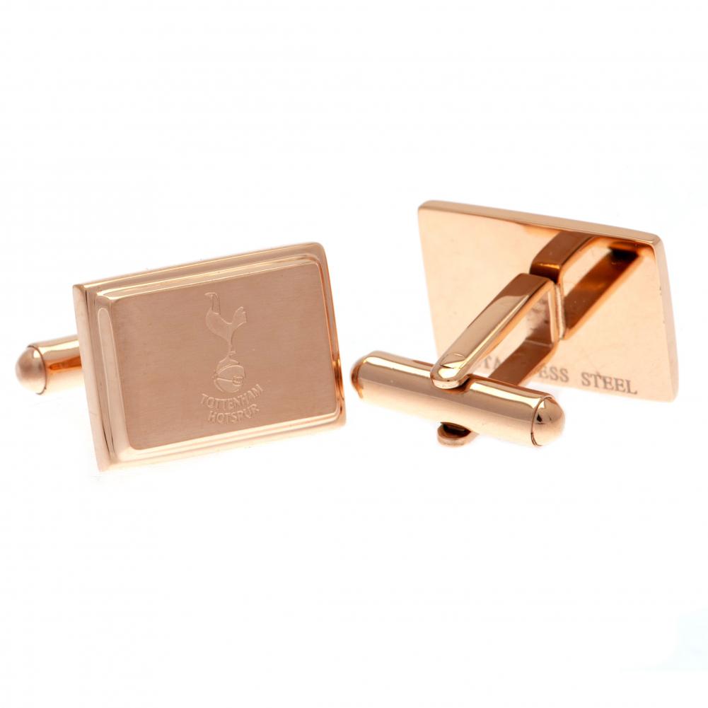 Official Tottenham Hotspur FC Rose Gold Plated Cufflinks