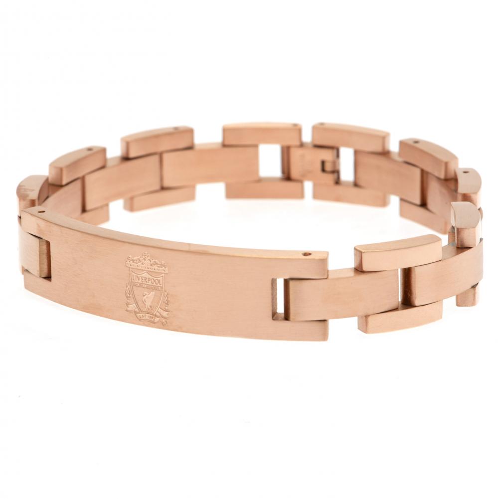 Official Liverpool FC Rose Gold Plated Bracelet