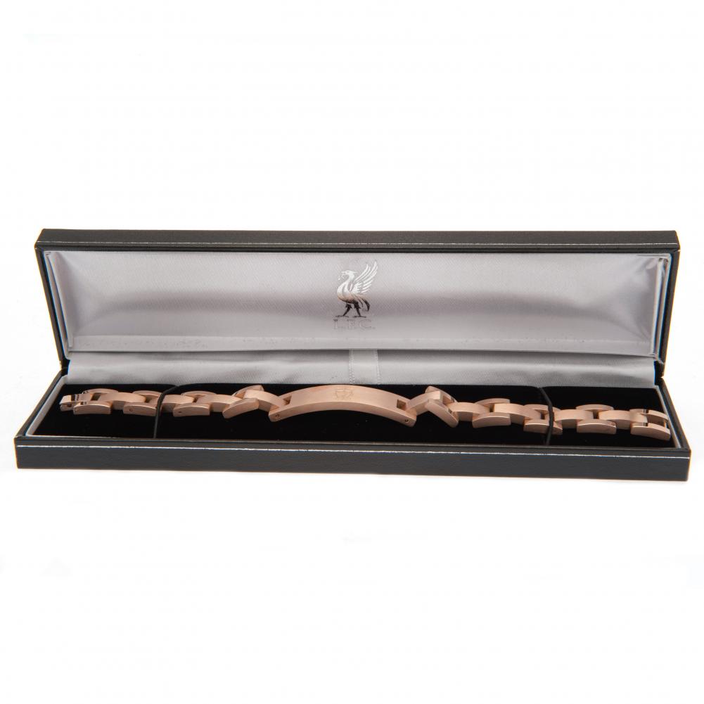 Official Liverpool FC Rose Gold Plated Bracelet