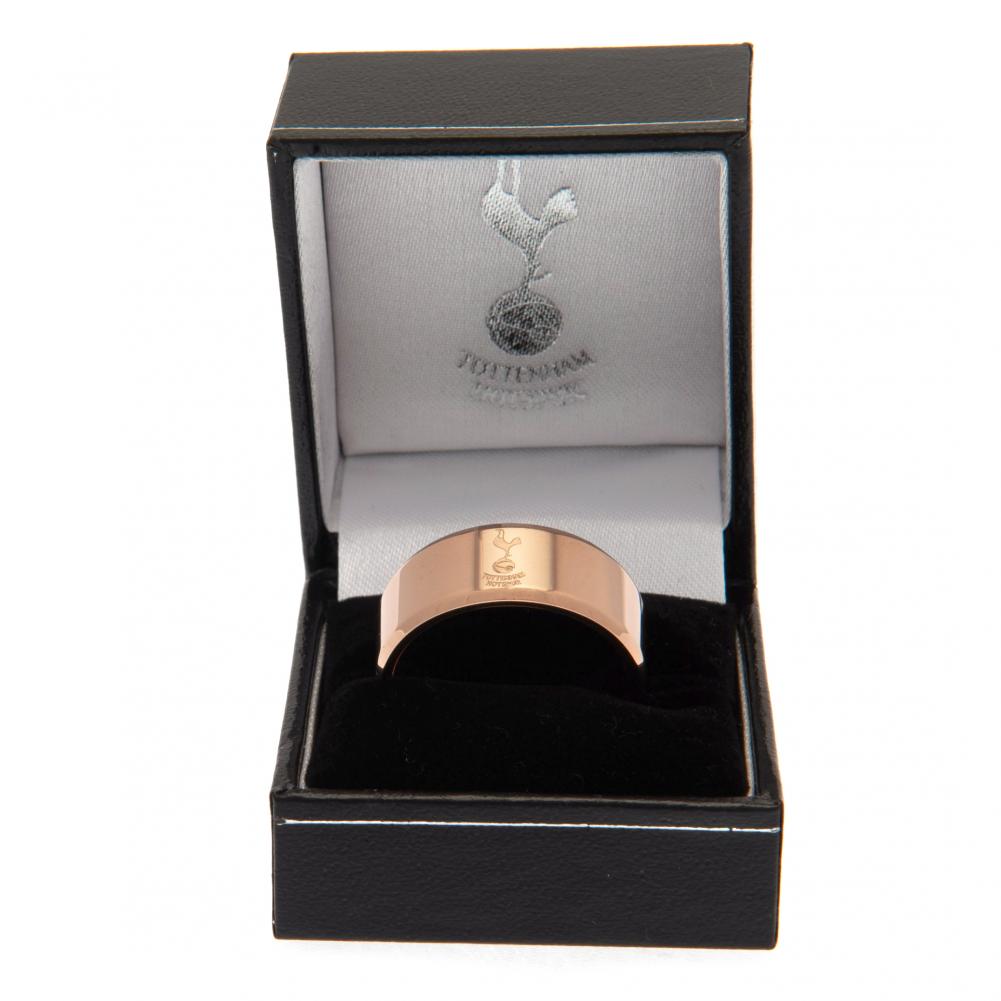 Official Tottenham Hotspur FC Rose Gold Plated Ring Medium