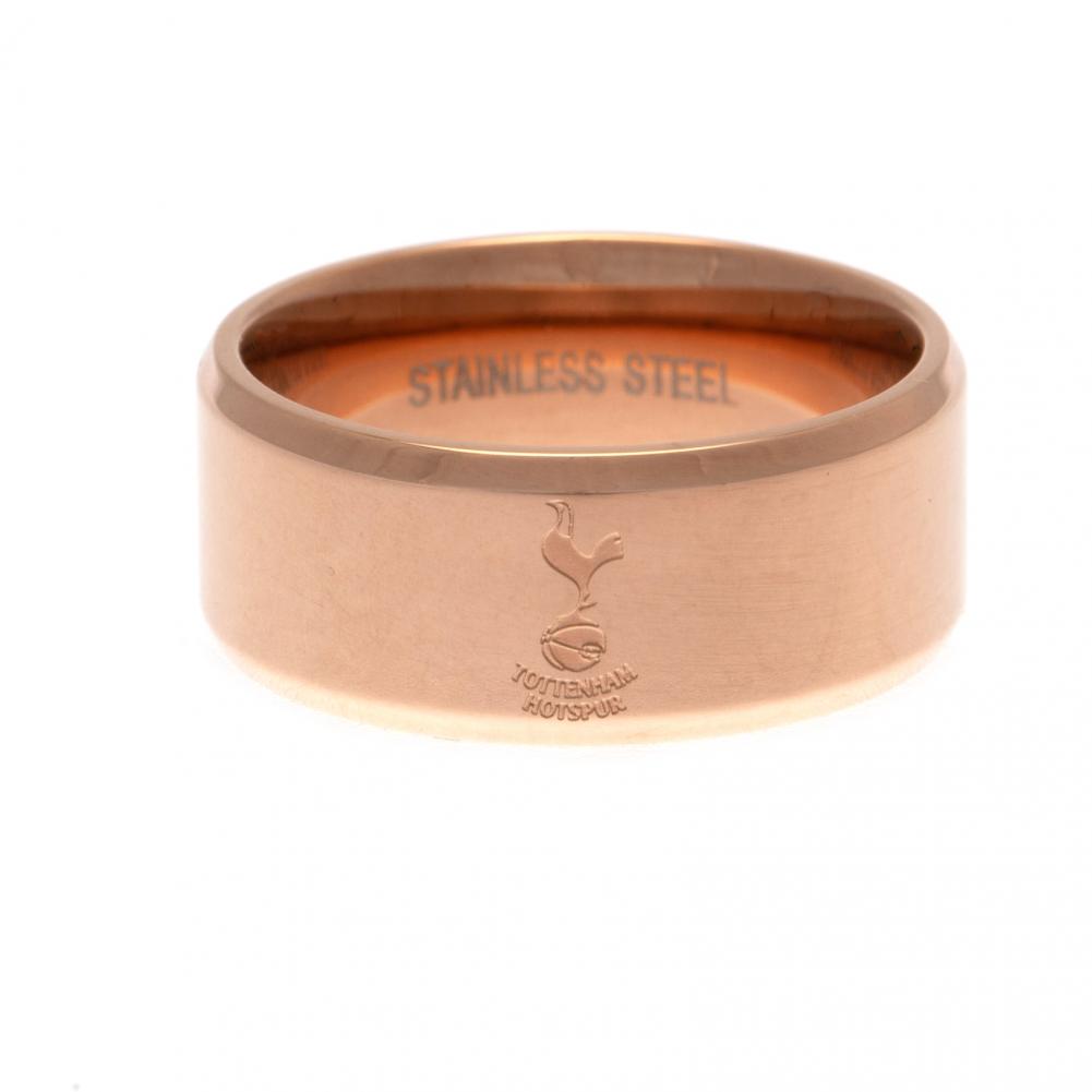 Official Tottenham Hotspur FC Rose Gold Plated Ring Medium