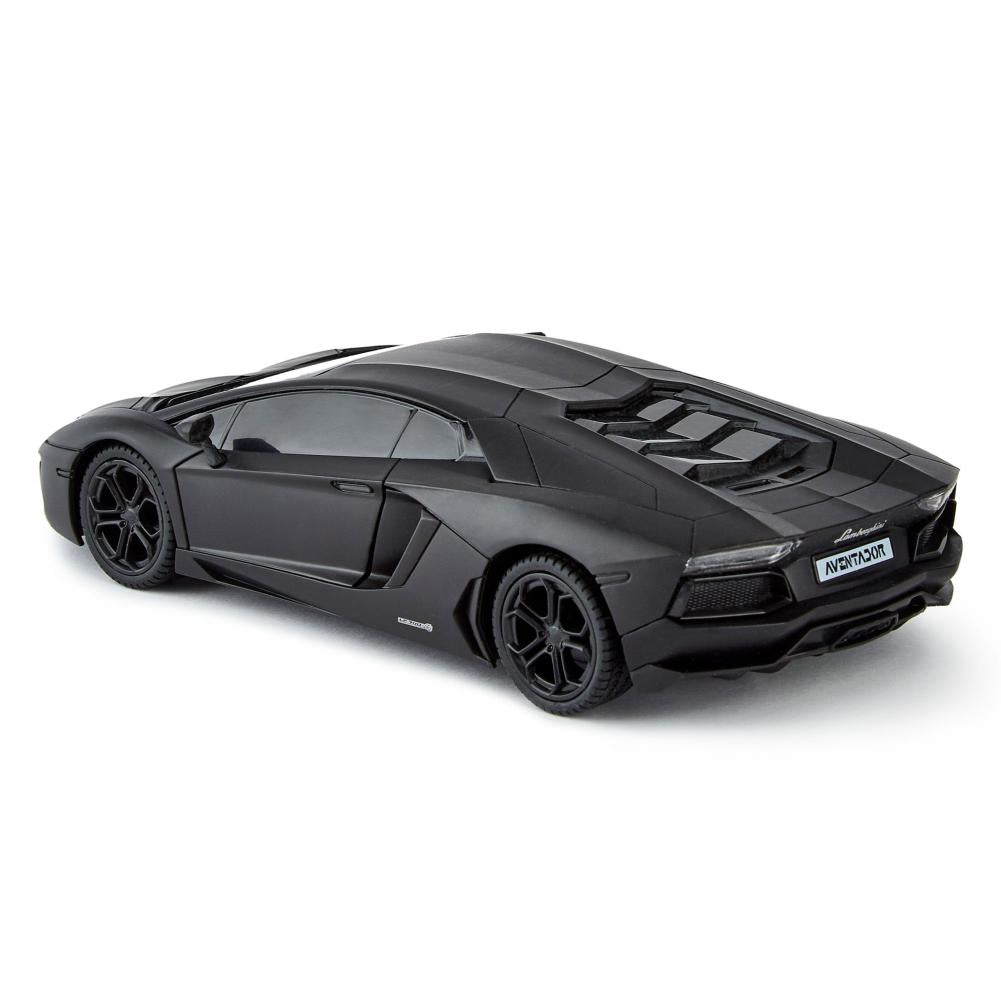 Official Lamborghini Aventador Radio Controlled Car 1:24 Scale Black