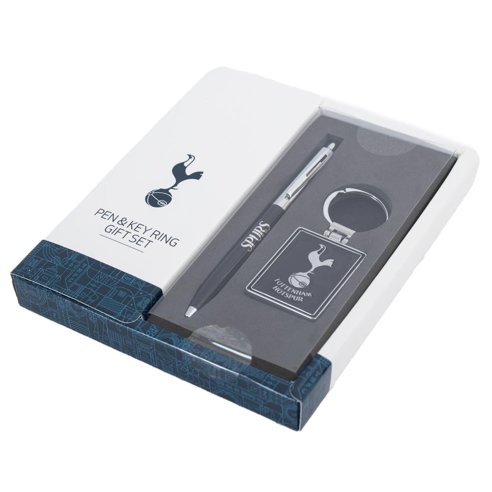 Official Tottenham Hotspur FC Pen & Keyring Set