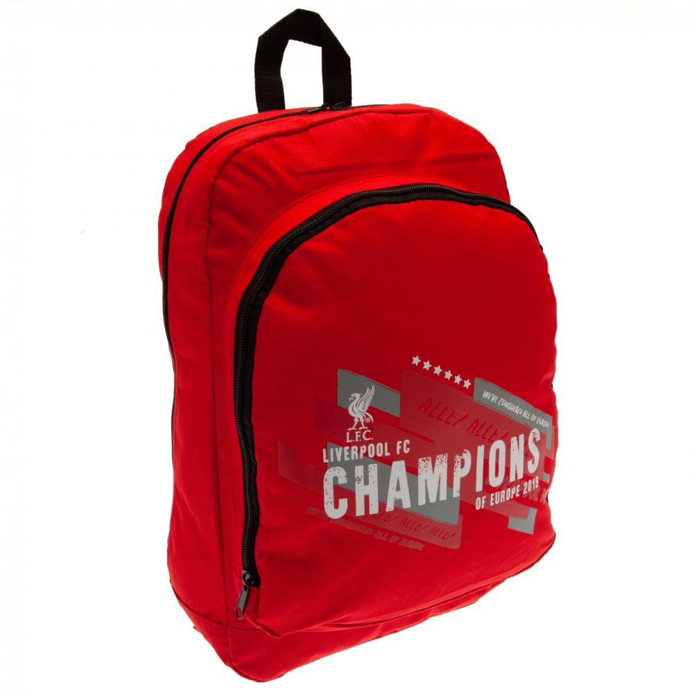 Official Liverpool FC Champions Of Europe Backpack