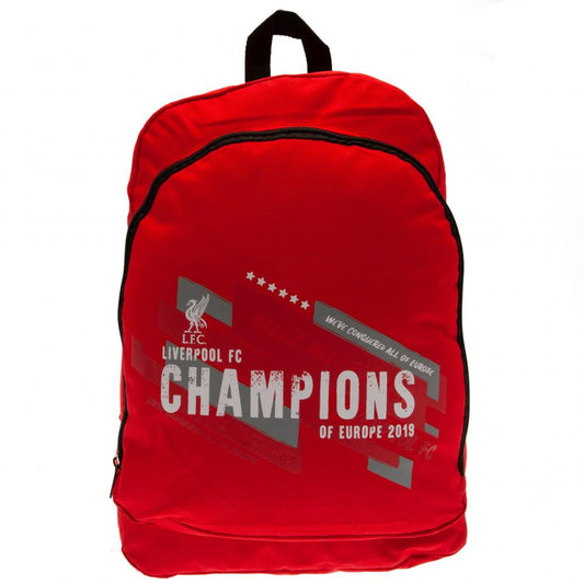 Official Liverpool FC Champions Of Europe Backpack