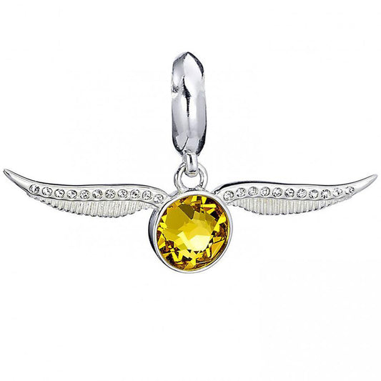 Official Harry Potter Sterling Silver Crystal Charm Golden Snitch