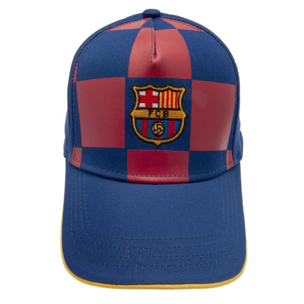 Official FC Barcelona Chequered Cap