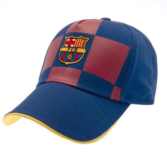 Official FC Barcelona Chequered Cap