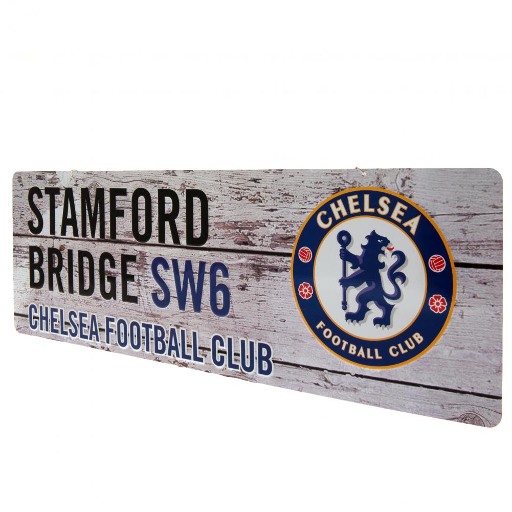 Official Chelsea FC Rustic Garden Sign