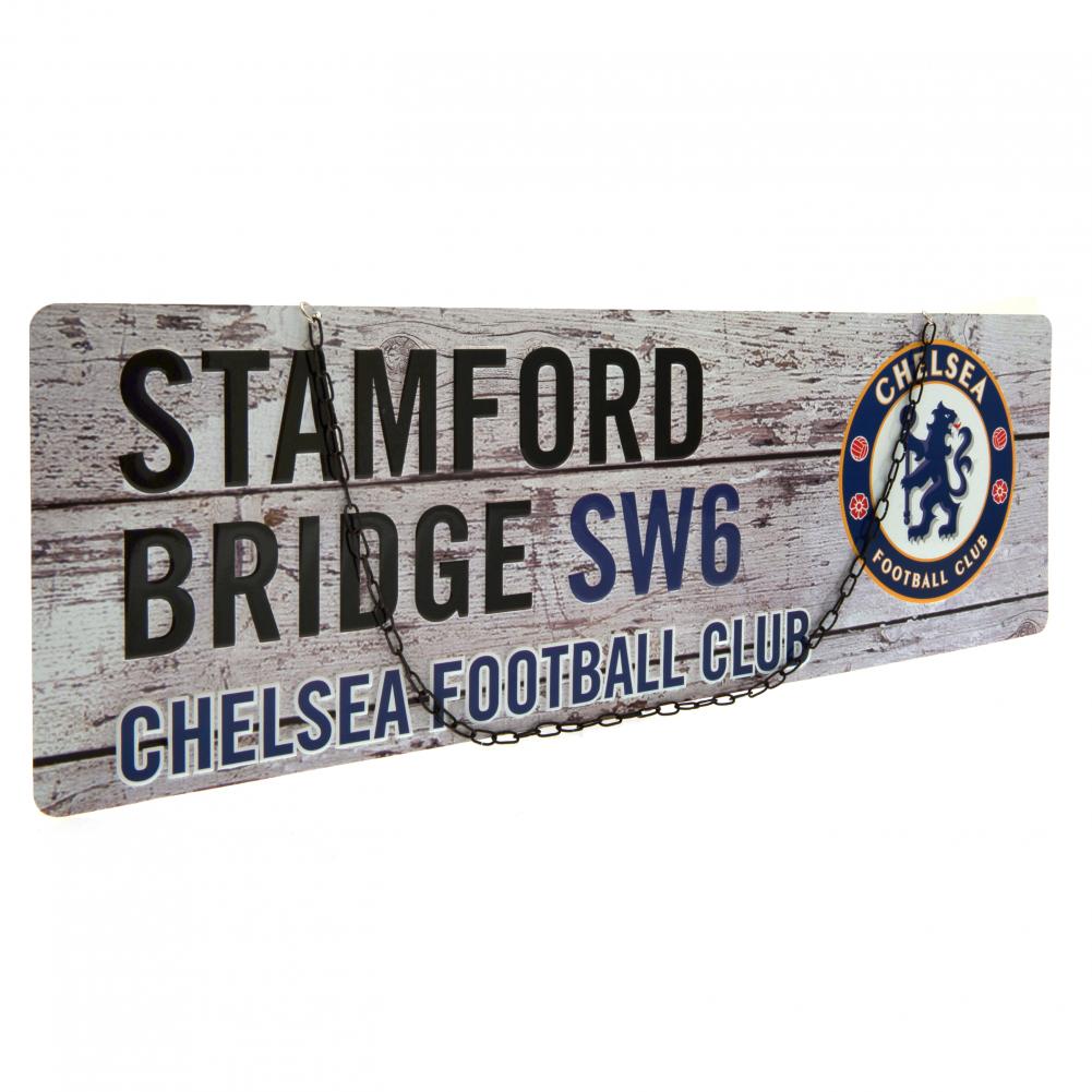 Official Chelsea FC Rustic Garden Sign