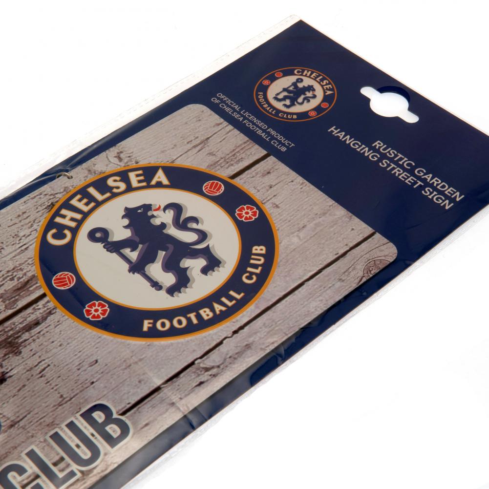 Official Chelsea FC Rustic Garden Sign