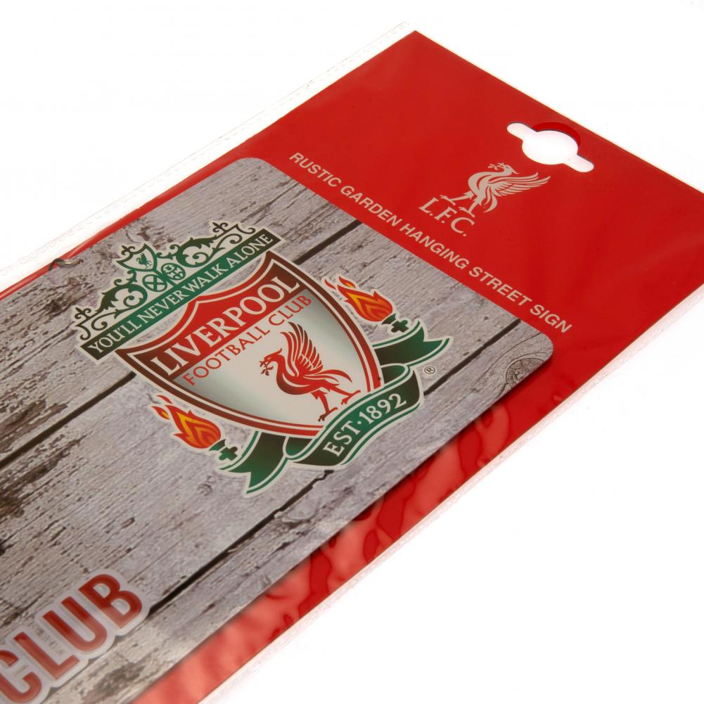 Official Liverpool FC Rustic Garden Sign