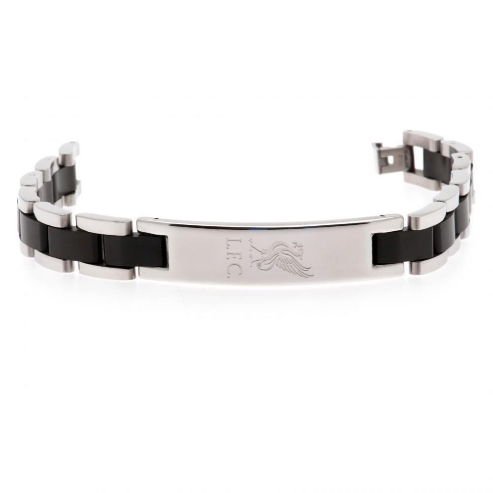 Official Liverpool FC Black Inlay Bracelet