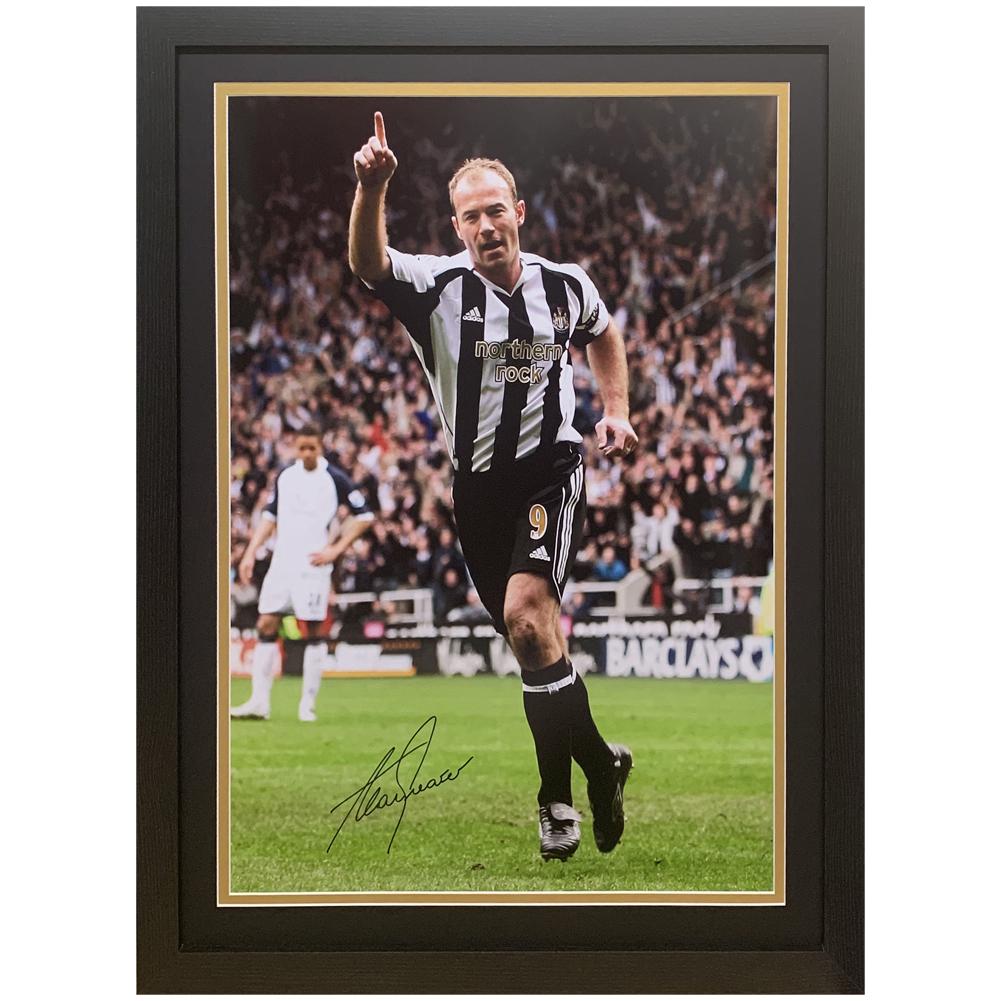 Official Newcastle United FC Shearer Signed Framed Print