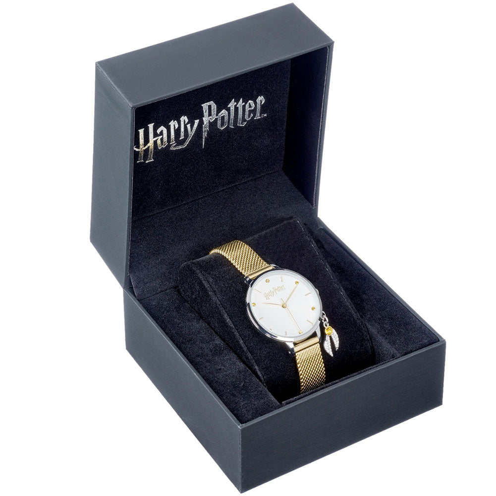 Official Harry Potter Crystal Charm Watch Golden Snitch