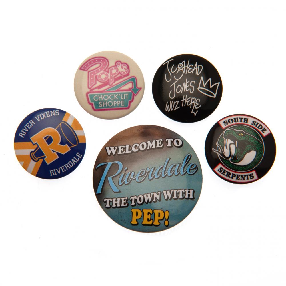 Official Riverdale Button Badge Set