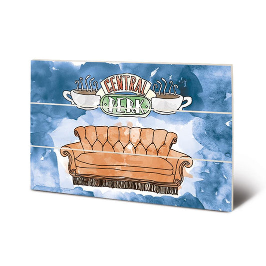 Official Friends Wood Print Central Perk