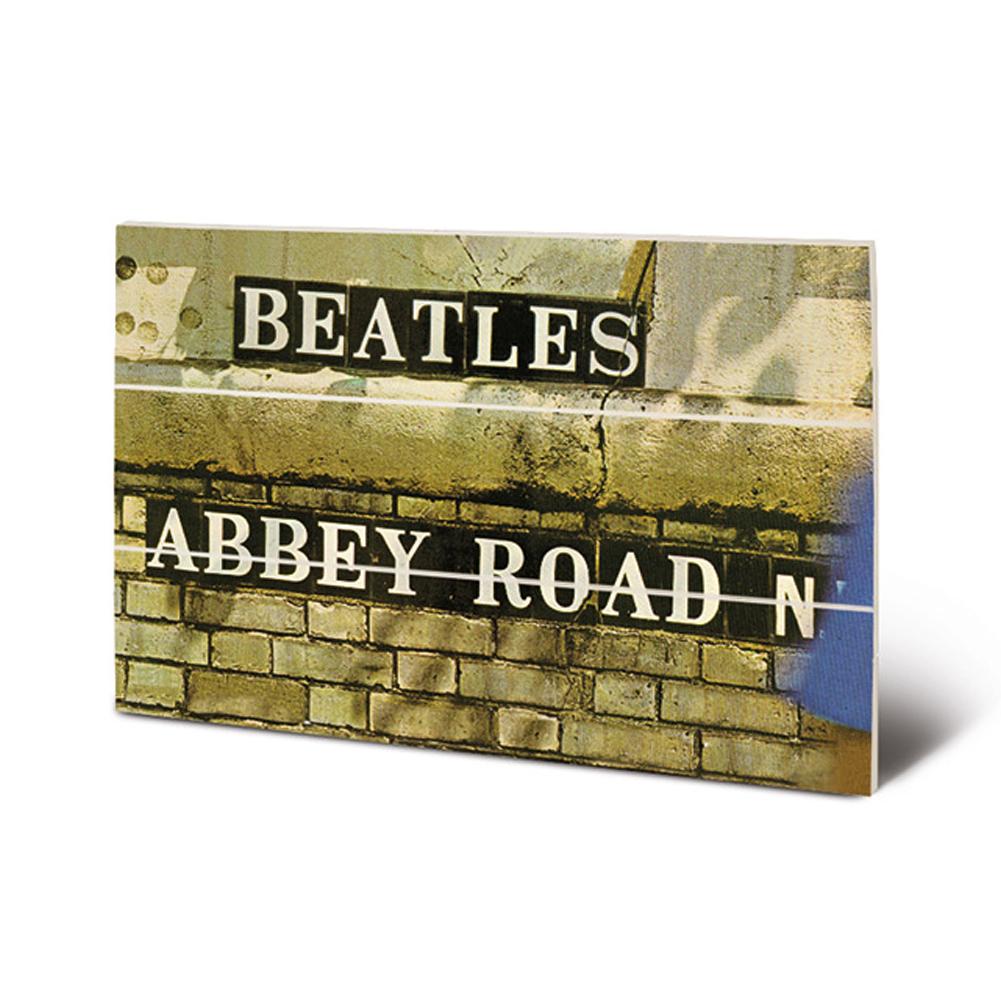 Official The Beatles Wood Print Abbey Road