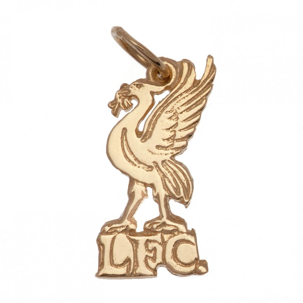 Official Liverpool FC 9ct Gold Pendant Liverbird Small