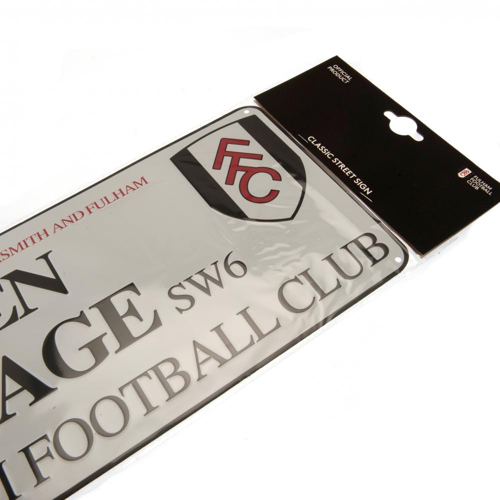 Official Fulham FC White Street Sign