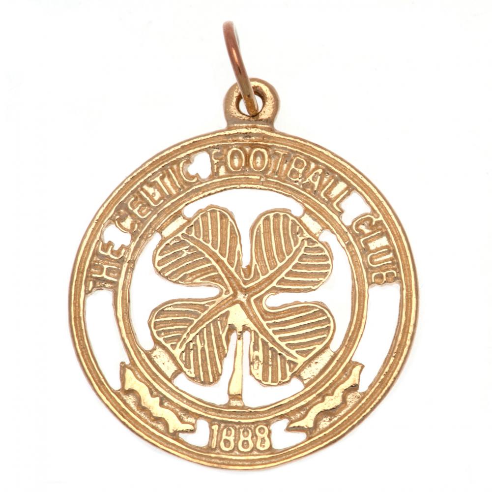 Official Celtic FC 9ct Gold Pendant Large